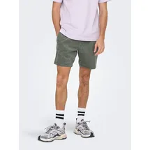 Only & Sons Cordshorts in Grau - M