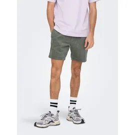 Only & Sons Cordshorts in Grau - M