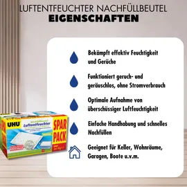 UHU Luftentfeuchter Nachfüllbeutel 3 x 1,0 kg