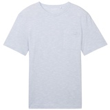 TOM TAILOR T-Shirt mit Brusttasche, Hellblau, XL