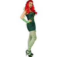Funidelia | Poison Ivy Kostüm 100% OFFIZIELLE für Damen Größe S Superhelden, DC Comics, Bösewicht, Poison Ivy - Farben: Bunt, Zubehör für Kostüm - Lustige Kostüme für Deine Partys