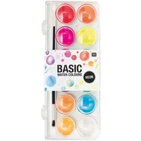 Rico Design Basic Neon Water Colours 12 Farben