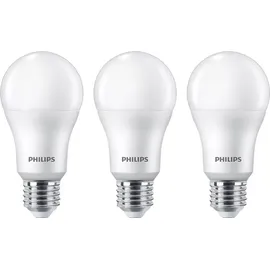 Philips LED-Birne 13W E27 2700 K warmweiß 3 St.