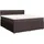 vidaXL Boxspringbett 180 x 200 cm Dunkelbraun