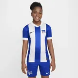 Hertha BSC 2024/25 Stadium Home Nike Replica Fußballtrikot mit Dri-FIT-Technologie für ältere Kinder - Blau, XS