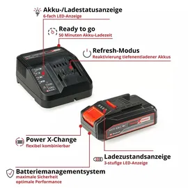 Einhell Akku-Schlauchtrommel GE-HR 18/30 30 m rot