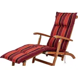 Auflage Deckchair Naxos 20208-3 terracotta-rot gestreift 190x48x6 cm Sun Garden - Gelb