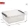 SUNWARE Q-Line Aufbewahrungsbox 50 x 40 x 18 cm 3-tlg. transparent/silber