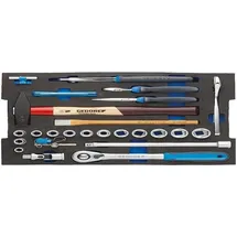 Gedore 1100 CT2-01 Sortiment Handwerker in 2/2 L-BOXX 136 Modul