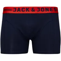 JACK & JONES Herren Boxershorts JACSENSE MIX COLOR TRUNKS Blau M