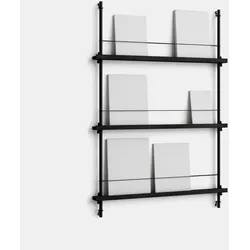 Magazin Regal – MS.115.1 - Schwarz | Schwarz