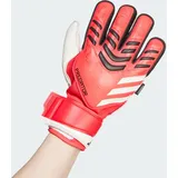 Adidas Predator Match Fingersave Torwarthandschuhe - Pure Ruby / Lucid Red / Black - 8 1/2