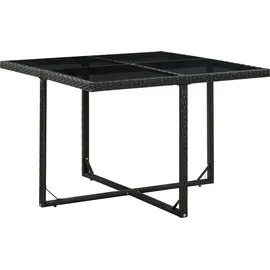 vidaXL Garten-Essgruppe 5-tlg. schwarz 43898