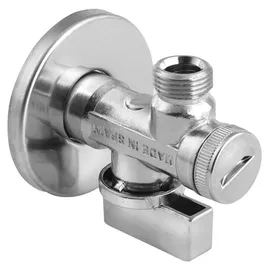 ARCOCERE Arco Eckventil A-801/2"x 3/8" mit Filter, Anti-Kalk, Chrom - Silber