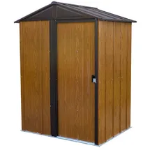 SPACEMAKER Metallgerätehaus Woodlake 5x4 1,51 x 1,22 x 1,98 m holzoptik