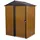 SPACEMAKER Metallgerätehaus Woodlake 5x4 1,51 x 1,22 x 1,98 m holzoptik