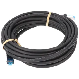 goobay CAT 6A Patchkabel, S/FTP (PiMF), Schwarz