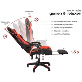 Trisens ts-bs811 Gaming Chair rot