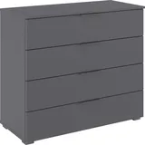 Rauch Schubkastenkommode »Sideboard Schubladenkommode AGORDO mit Dekor- oder Hochglanzfront«, (in zwei Griff-Farben), Breite 93 cm mit 4 großen Schubladen für viel Stauraum MADE IN GERMANY