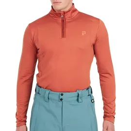 Protest WILL 1/4 zip top Brick Orange - M