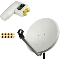 PremiumX PXS80 hellgrau + Quad LNB