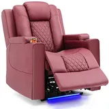 Relaxsessel, Pink, Textil, 84.98x101.82x73 cm, Wohnzimmer, Sessel, Relaxliegen