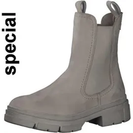 TAMARIS Damen Chelsea Boots, Frauen Stiefeletten,TOUCHit-Fußbett,Bootee,Booties,halbstiefel,Kurzstiefel,uebergangsschuhe,Taupe NUBUC,40 EU