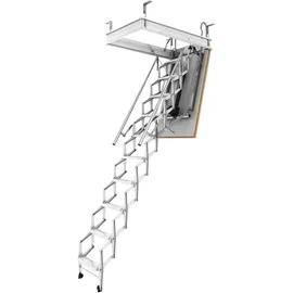 DOLLE Bodentreppe Scherentreppe elektrisch 240-280 cm 120x70 cm Stahl