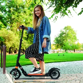 MalPlay Scooter Schwarz/Orange