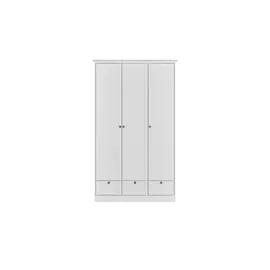 Finori Drehtürenschrank Landwood 120 x 200 x 51 cm Weiß