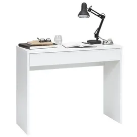 FMD Checker Konsolentisch 100 x 40 x 80 cm weiß