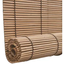 vidaXL Bambusrollos 2 Stk. Braun 120x220 cm