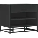 vidaXL Schuhbank 60 x 40 x 53,5 cm schwarz / schwarz