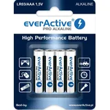 Everactive PRO ALKALINE LR03 AAA 1,5V Batterie Micro 4er Packung