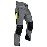 Forst- und Schnittschutzhose "VENTILATION" Typ C grau - XXS - lang - grau