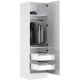 OPTIFIT Waschsäulen-Set Bonn214 240 x 210 x 57,1 cm Weiß
