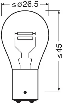 OSRAM Glühlampe, Blinkleuchte 7528ult