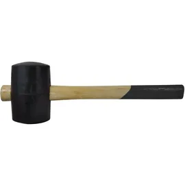 SWSTAHL SW-Stahl Gummihammer 250 gr I leichter Gummihammer Holzstiel I Hammer für Möbel Reparatur I Gummihammer für Laminat