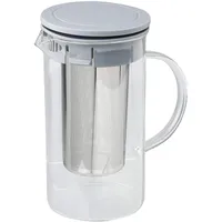 Fackelmann 47178 Teekanne, Glas/Edelstahl