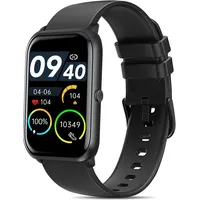 Smartwatch 1.57Voll Touch Smart Watch Fitnessuhr Schrittzähler Schlafmonitor Pulsuhr  Sportuhr für Android iOS