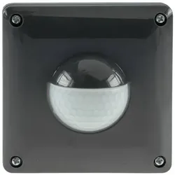 Unterputz PIR Bewegungsmelder LED geeignet 190° 9m Reichweite IP65 anthrazit
