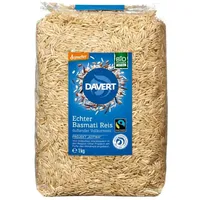 (7,37 EUR/kg) Davert Bio Echter Basmati Reis 1000g demeter Vollkornreis