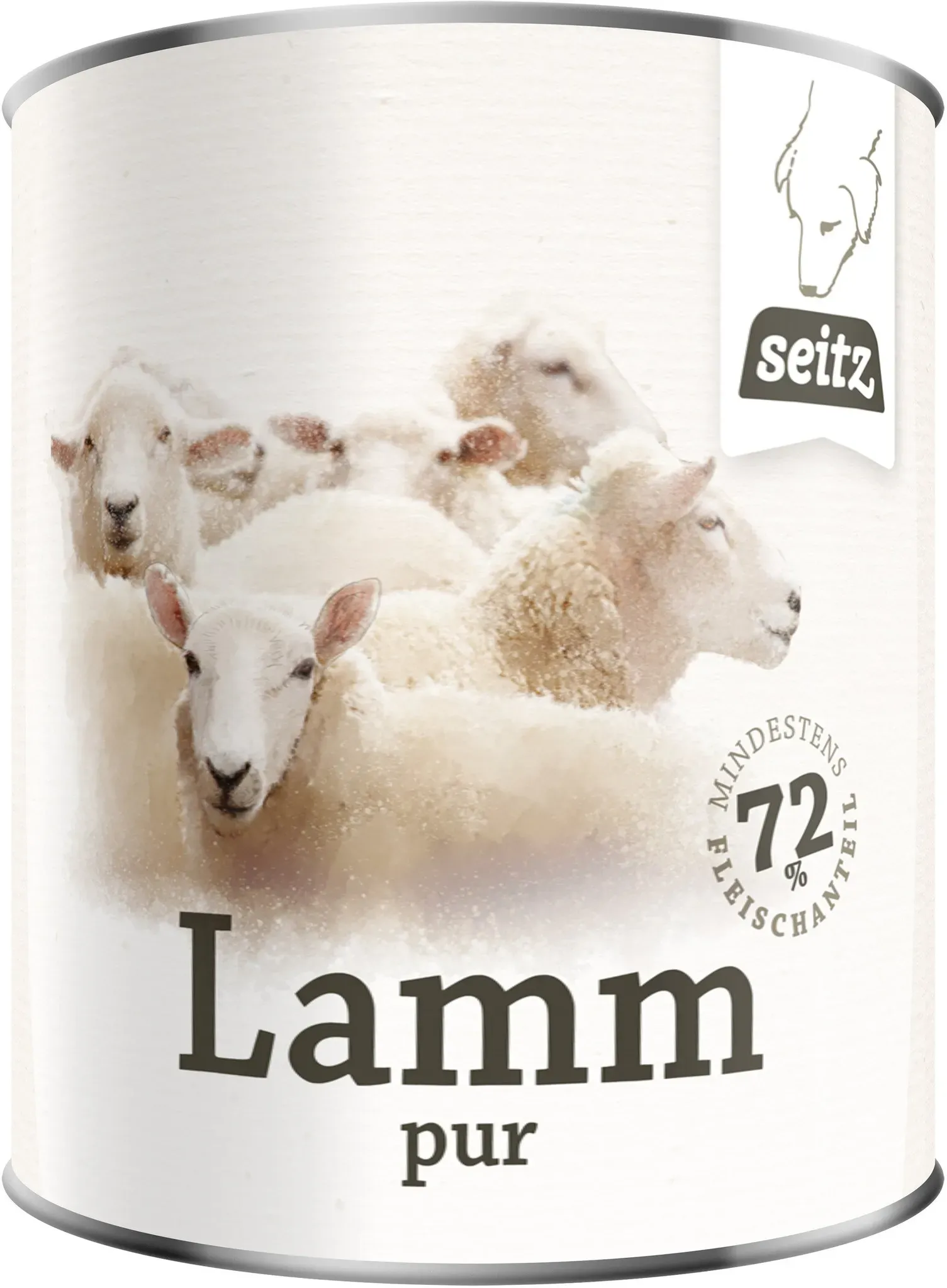 Seitz Dosennahrung 6 x Lamm pur