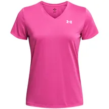 Under Armour Tech T-Shirt Damen 652 rebel pink/white L