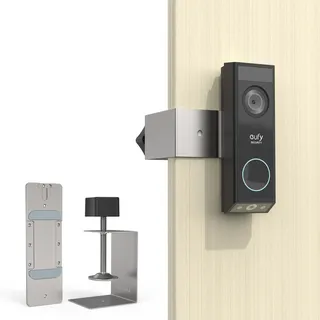 TIUIHU Doorbell Halterung, Anti-Diebstahl Türklingelhalterung kompatibel mit eufy Security Video türklingel E340, Video Türklingel Montagehalterung Zubehör, ohne Bohren
