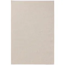 benuta Outdoorteppich Rechteckig, 300x400 cm wasserabweisend, Teppiche & Outdoor Teppich Iowa Creme Kunststoff,