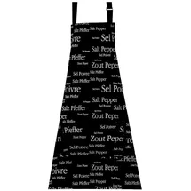 Vivaraise Sel Poivre APRON schwarz 80X85