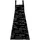 Vivaraise Sel Poivre APRON schwarz 80X85