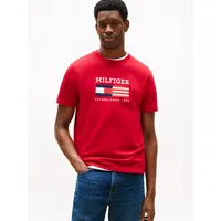 Tommy Hilfiger »AMERICANA MONOTYPE FLAG BOX TEE«, Mit markanter