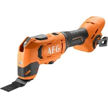 AEG 18 V PRO18V Akku-Multitool BMT18-0(Oszilationswinkel 3,6°, Schwingzahl 0-20.000 min-1, variable Geschwindigkeitsregulierung, werkzeugloser Klingenwechsel, LED, ohne Akku&Ladegerät), Schwarz/Orange